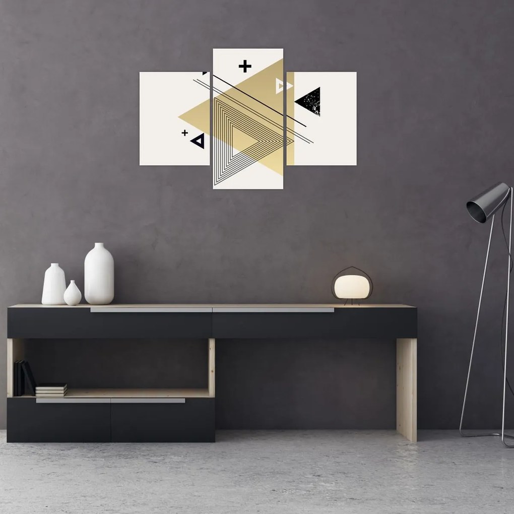 Kép - Geometriai formák N⁰4 (90x60 cm)