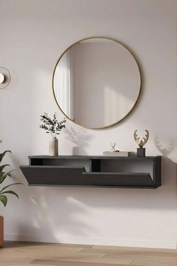 Zeynep komód, antracit, 120 cm – TR555CHM1644