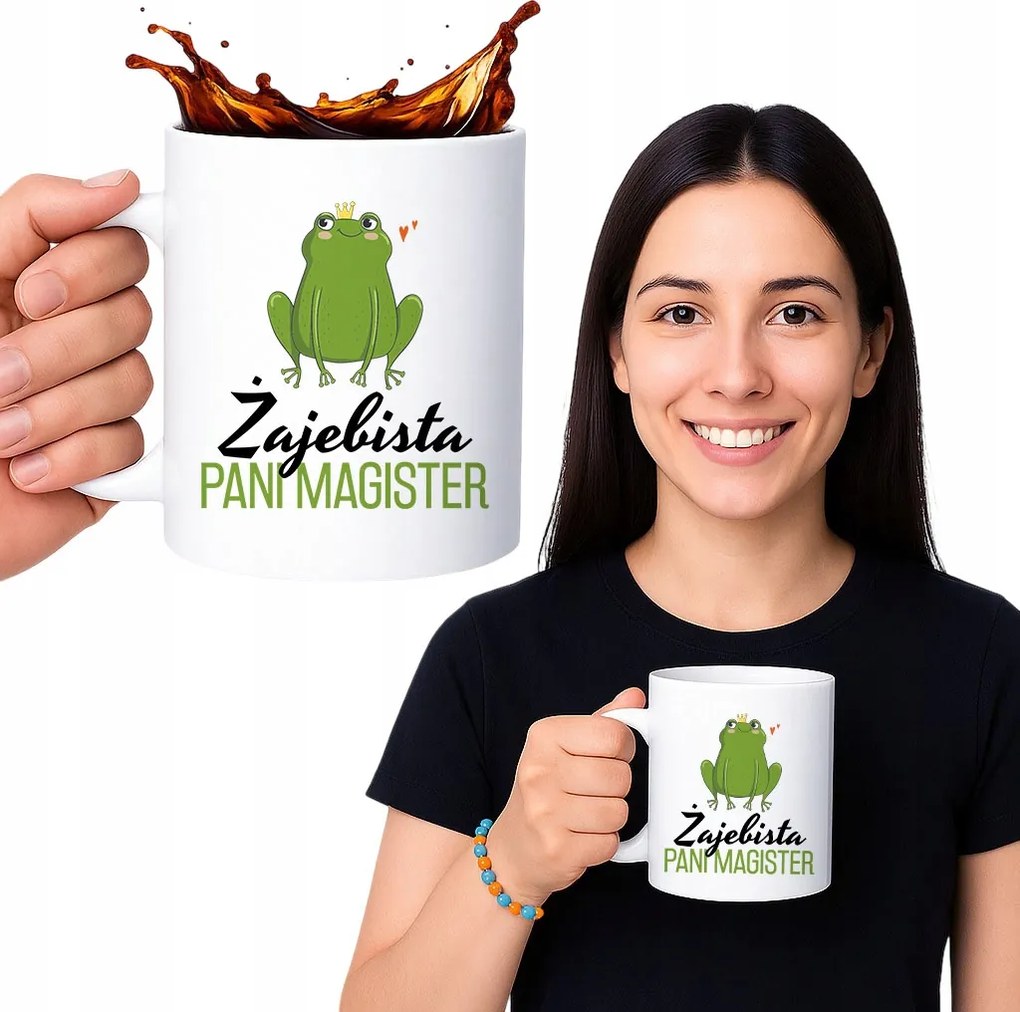 Békás Hölgy Mester Ajándék Védelmi Bögre