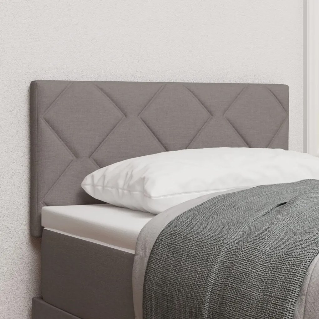 Fejtámla Gyémánt Blokk Design Taupe 80 cm Szövet