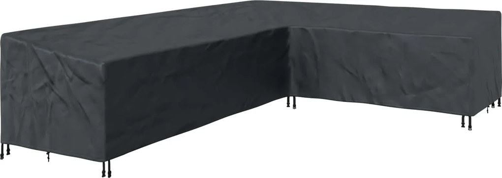 vidaXL Bútor takaró Fekete 330 x 255 x 80 cm 210D Oxford Szövet