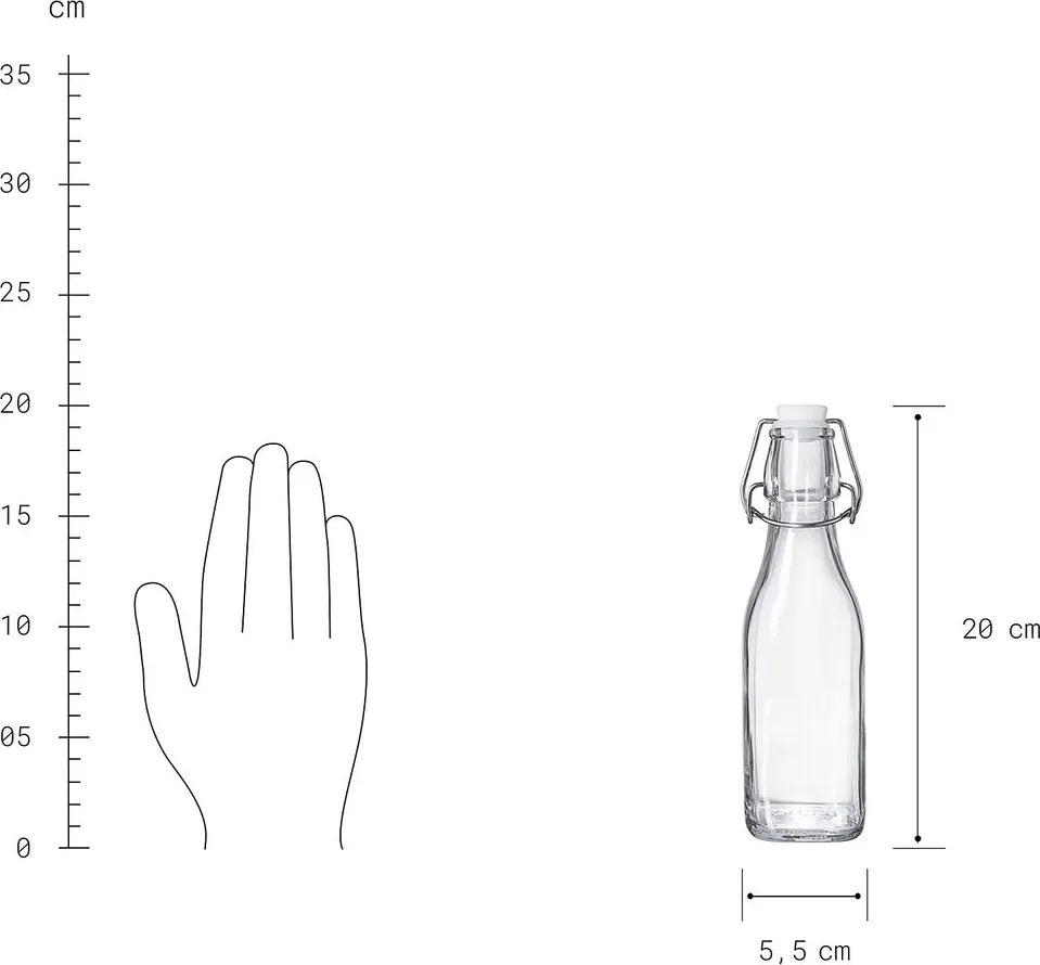 SWING csatos üveg 250ml