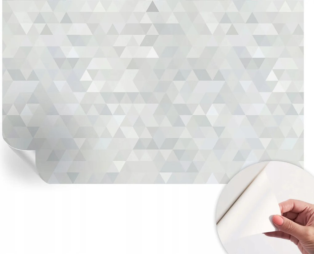 Dekoratív öntapadós fotótapéta Hálószobába Szürke mintás 416x254 cm