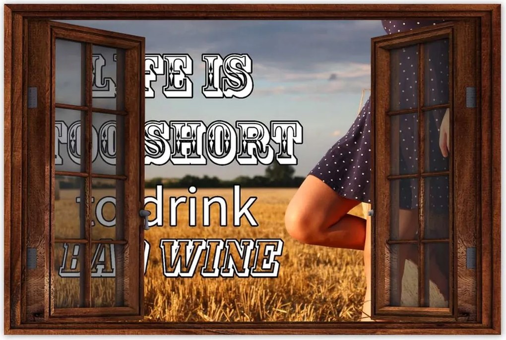 Poszterek 90x60 Life is too short