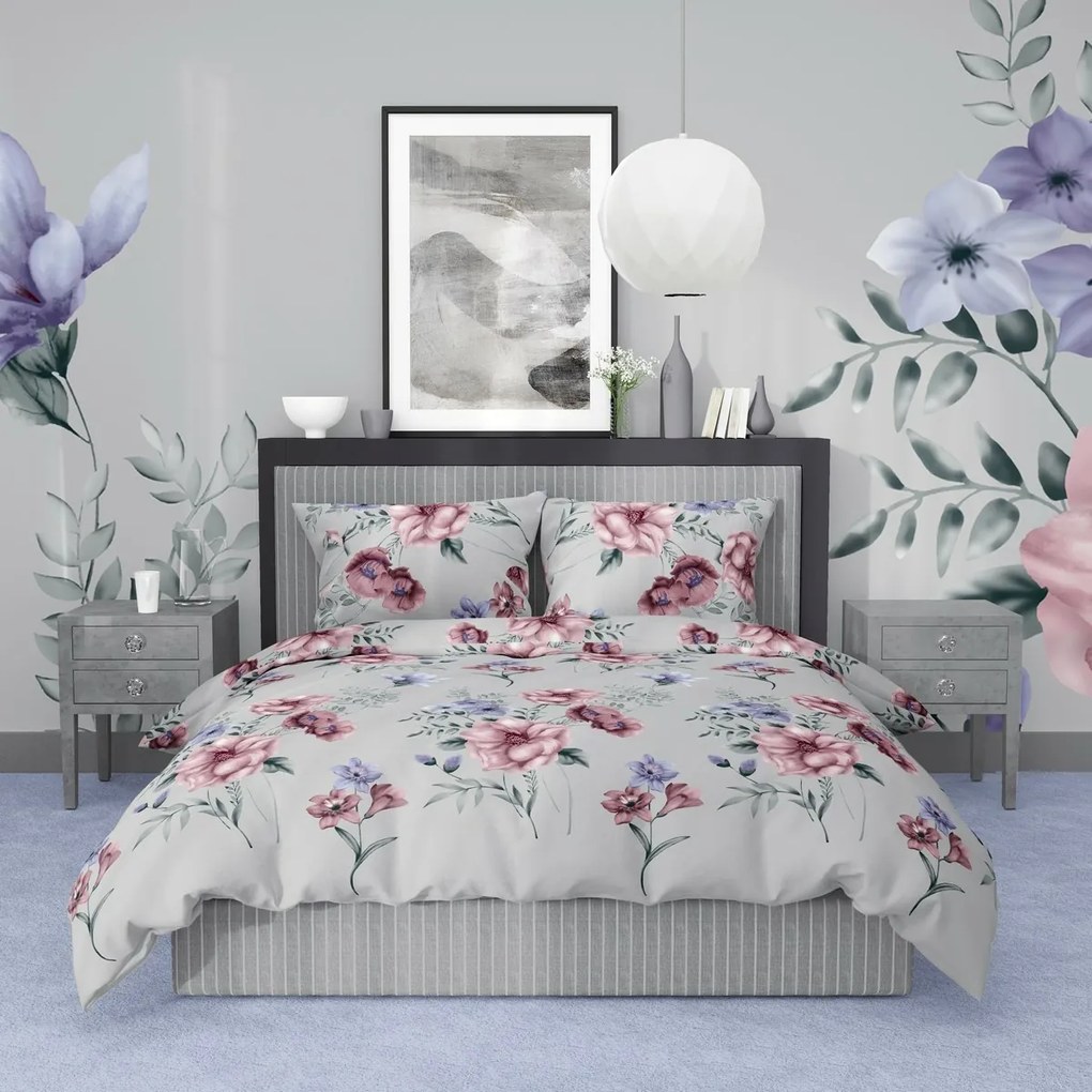 Stanex Anabela krepp ágyneműhuzat, 140 x 220 cm, 70 x 90 cm, 140 x 220 cm, 70 x 90 cm