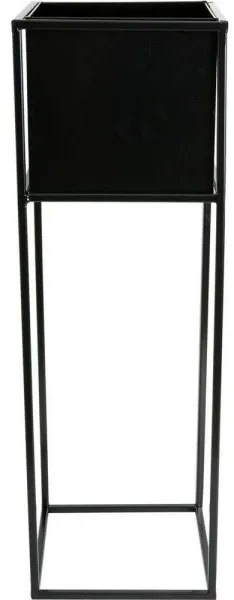 Virágállvány 70x24 cm fekete színben