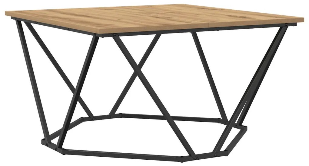 dohányzóasztal Mesteri tölgy 80x80x45 cm Mérnöki fa
