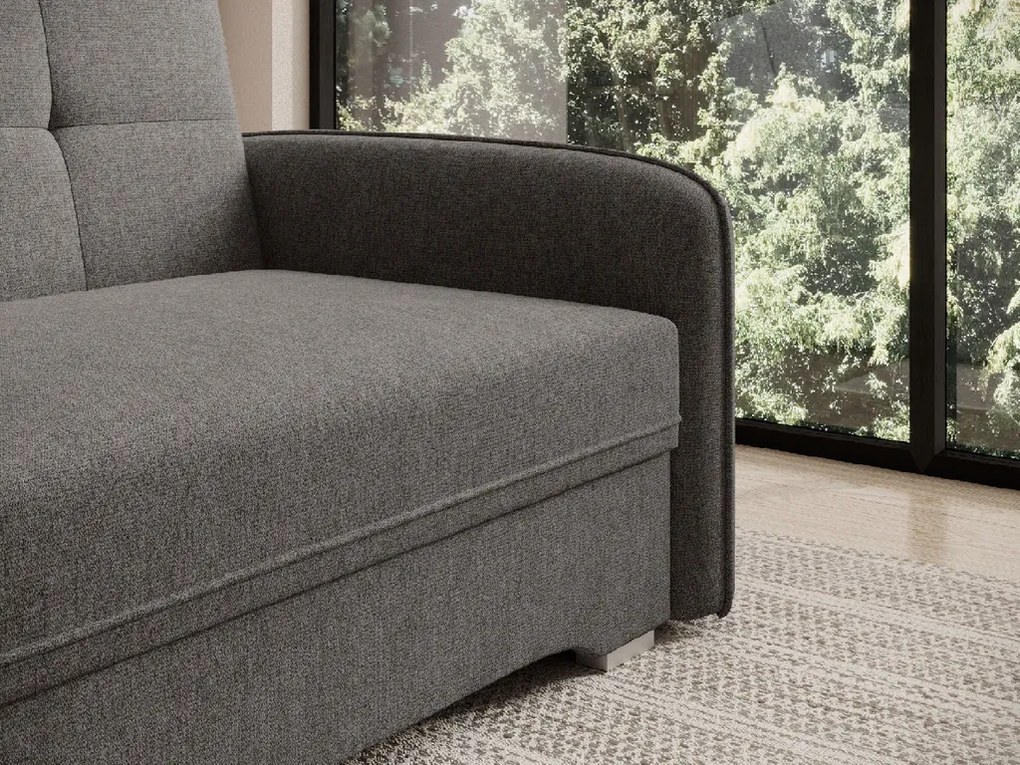 Kinyitható fotel LAINE, sötétszürke
