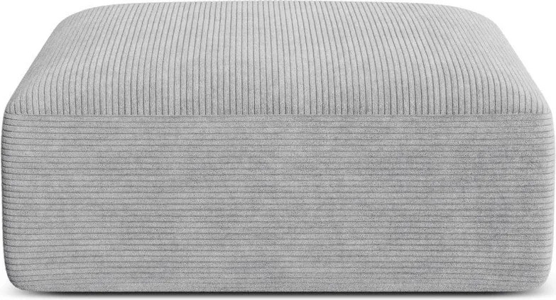 Világosszürke kordbársony lábtartó Campi – Cosmopolitan Design