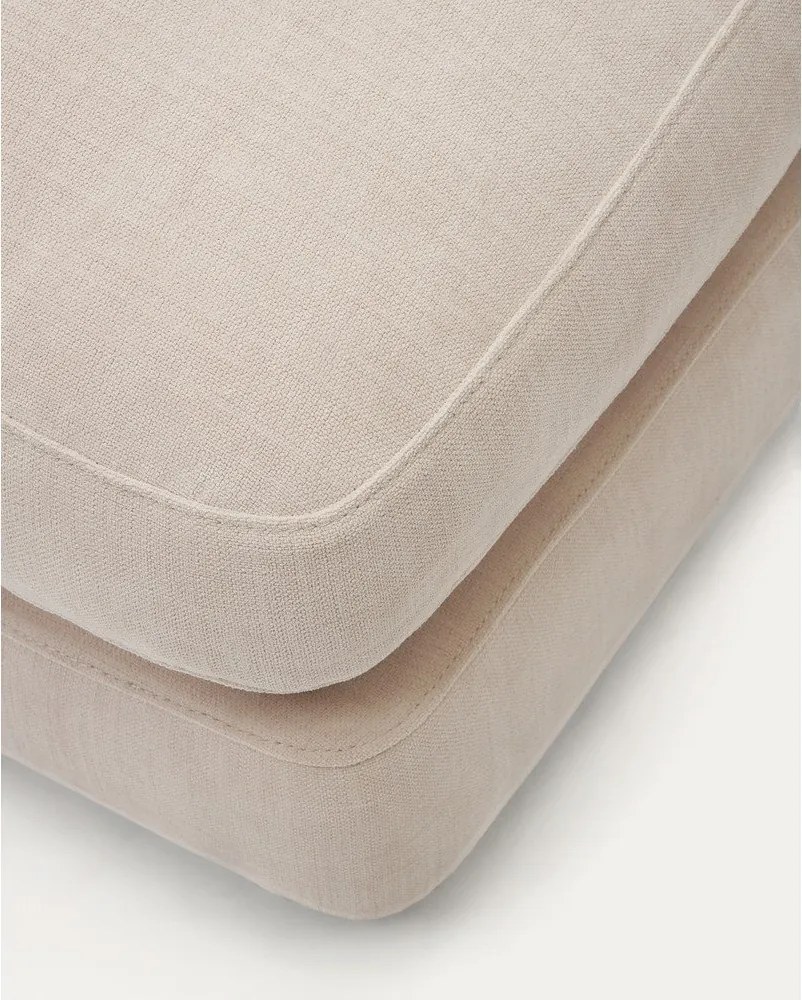 Bézs zsenília lábtartó Gala – Kave Home