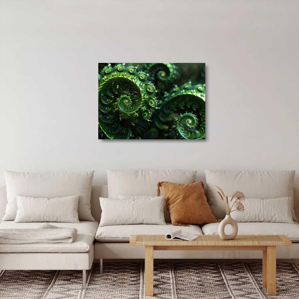 Üveg kép - Spirálok (70x50 cm)