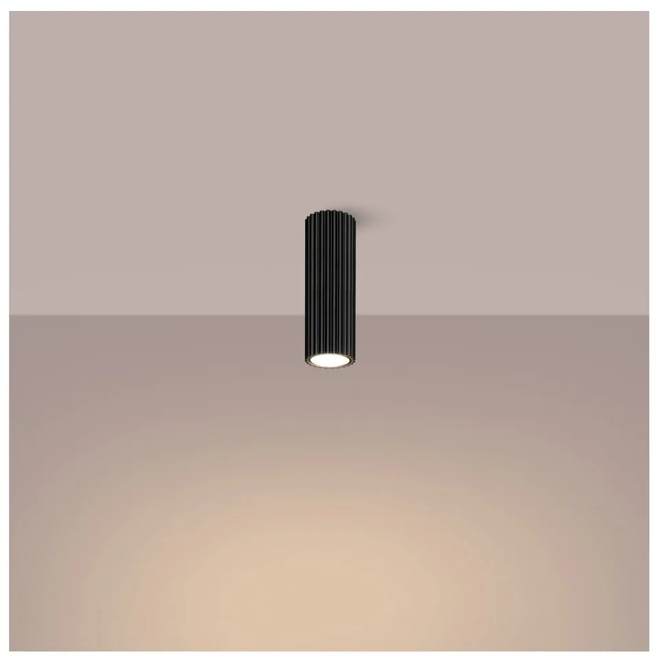 Fekete spotlámpa Gleam – Sollux