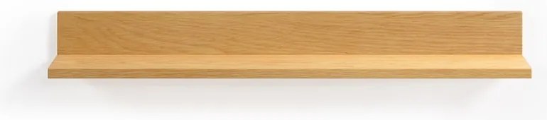 Természetes színű polc tölgyfa dekorral Abilen - Kave Home