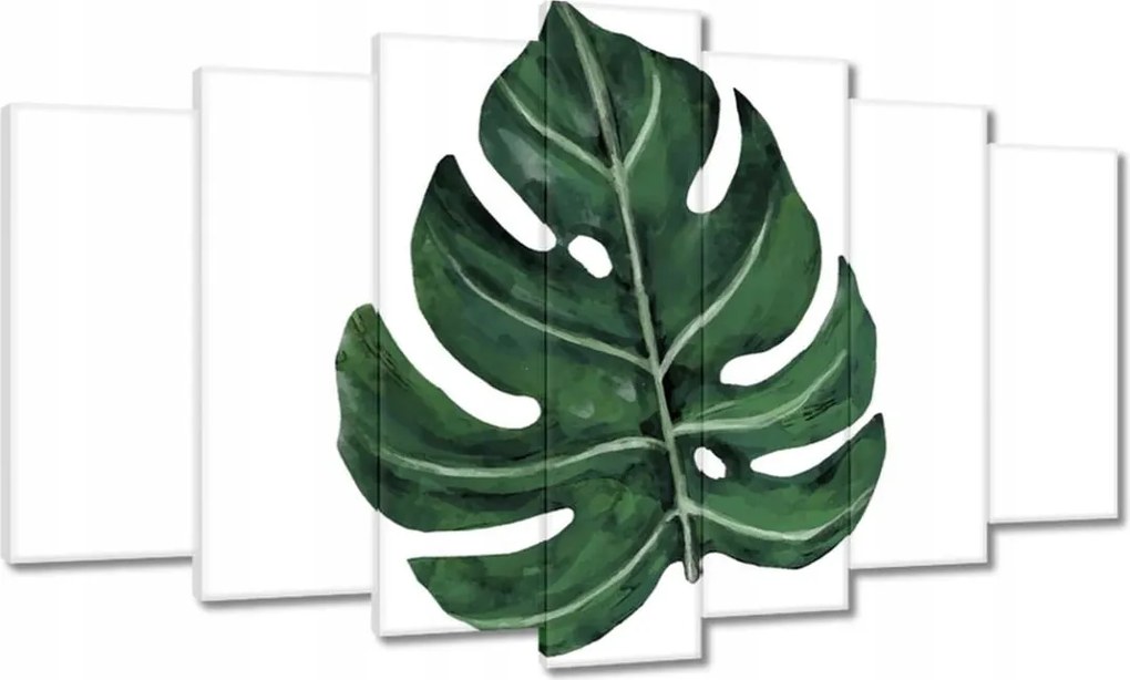 Vászonkép 140x80 Monstera Zöld levél