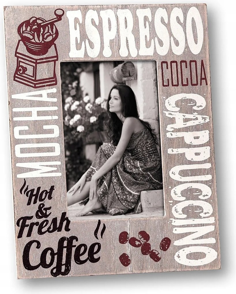 Konyhai képkeret a konyhába stílusos kávés