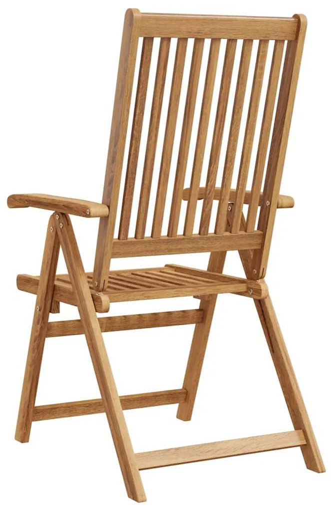 8 db összecsukható tömör akácfa kerti szék