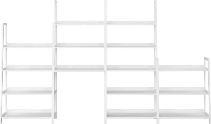5 polcos állvány, fehér, REON TYP 3