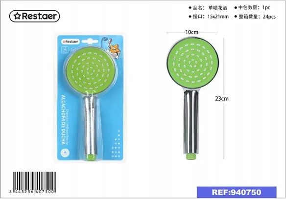 Kiváló minőségű Zuhanyfej zuhanyfej krómozott kivitelben