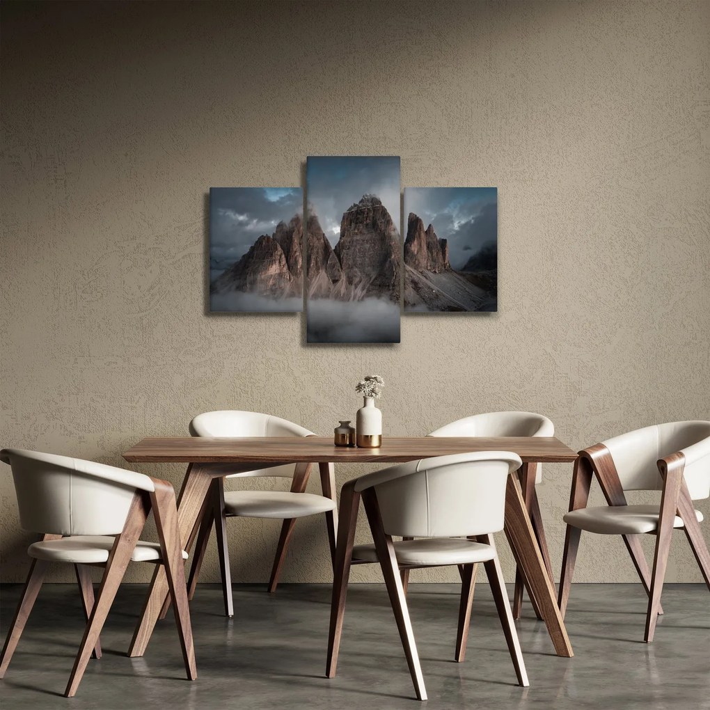 Kép - Három fogak, olasz Dolomitok (90x60 cm)