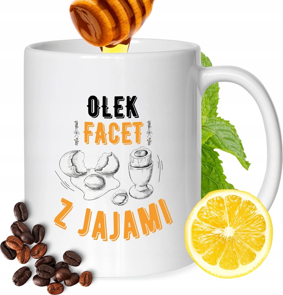 Bögre Olek Férj Barátjának Ajándék Nyomtatott Fehér 330ml