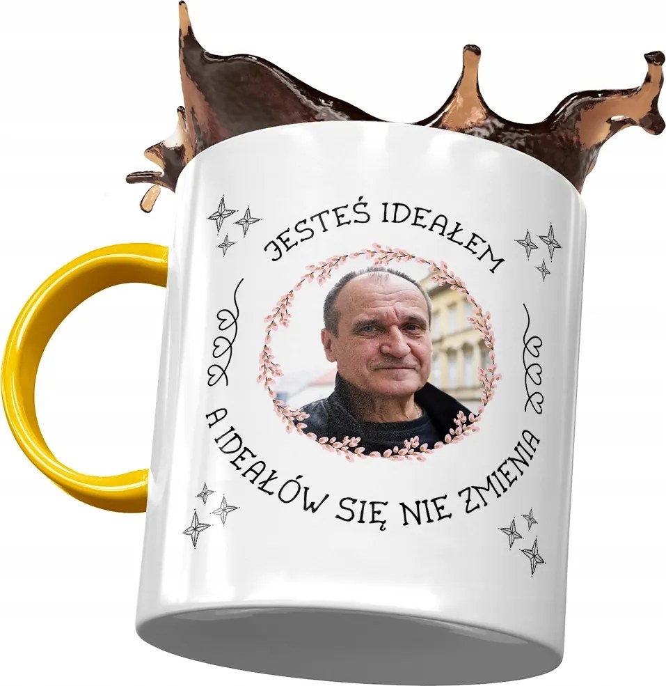 Sárga Pawel Kukiz Kukiz 15 Bögre Ajándék Nyomtatott Fotóval