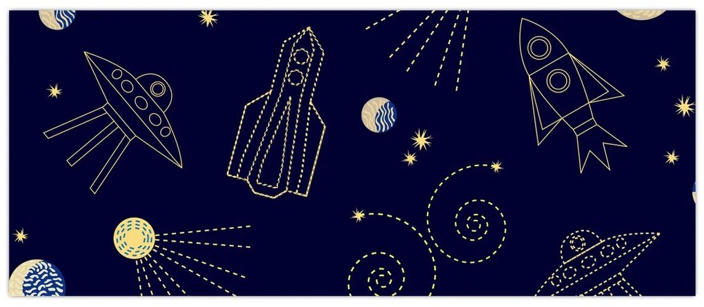 Kép - Univerzum (120x50 cm)