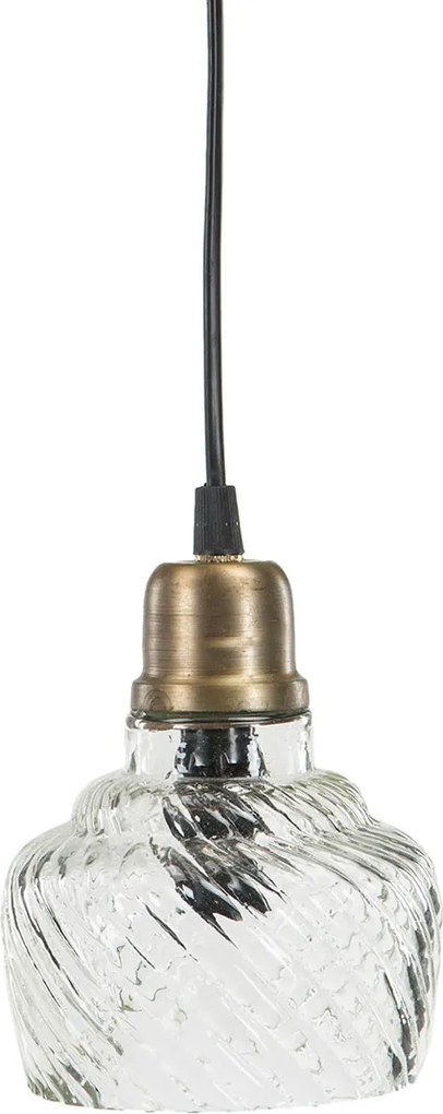 Laura függőlámpa arany üveg lámpabúra