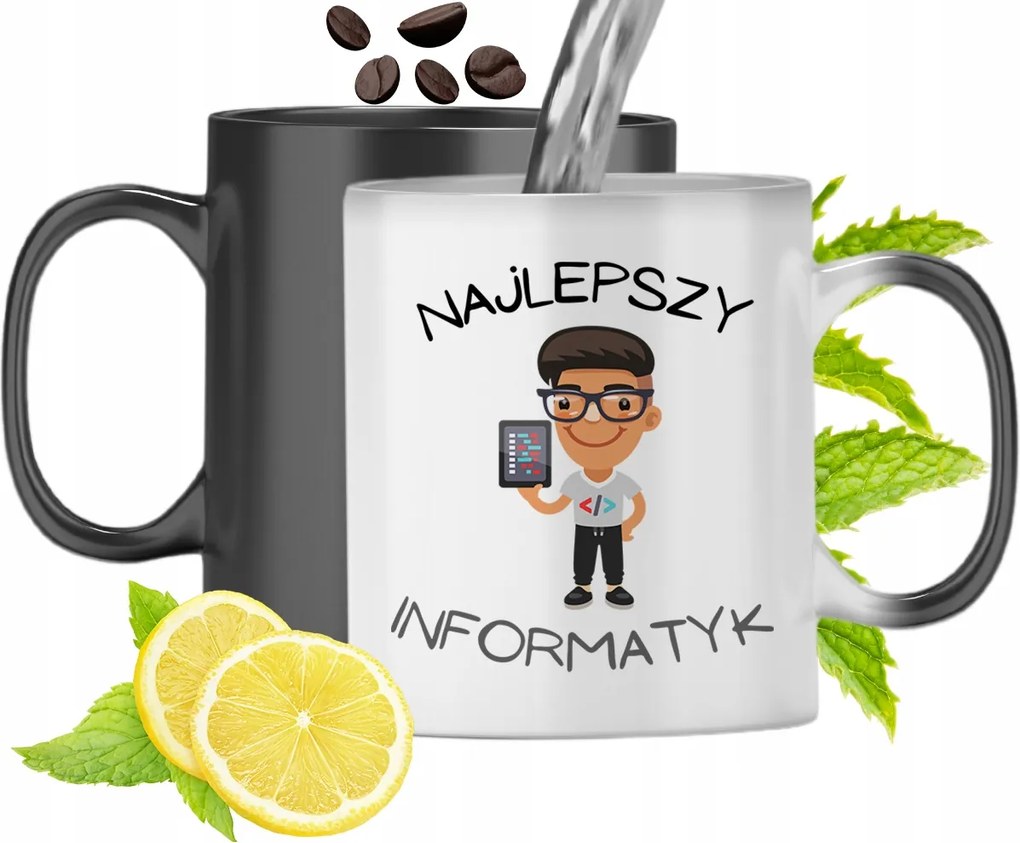 Mágikus Bögre Informatikusoknak Színváltó Nyomtatott Fényképpel