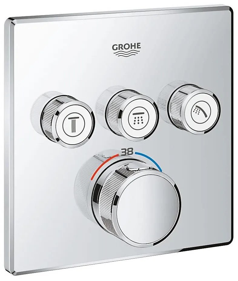 GROHE 29126000 - GROHTHERM SMARTCONTROL termosztátos csaptelep, fényes króm