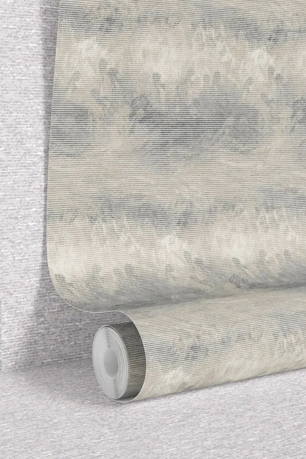 Esselle Home Elemental Madden krém-szürke akvarell vlies tapéta – 100631EH