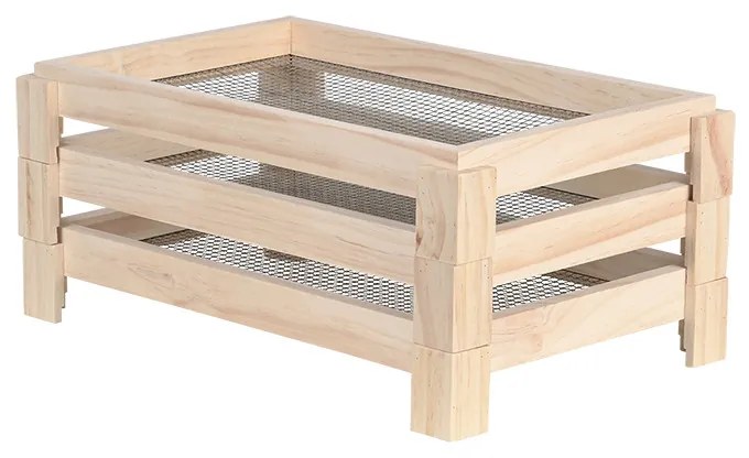 Háromszintes virág és gyógynövény szárító tálca