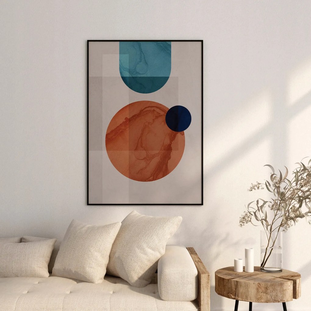 Poszter Márvány Hold 50x70 cm Matt