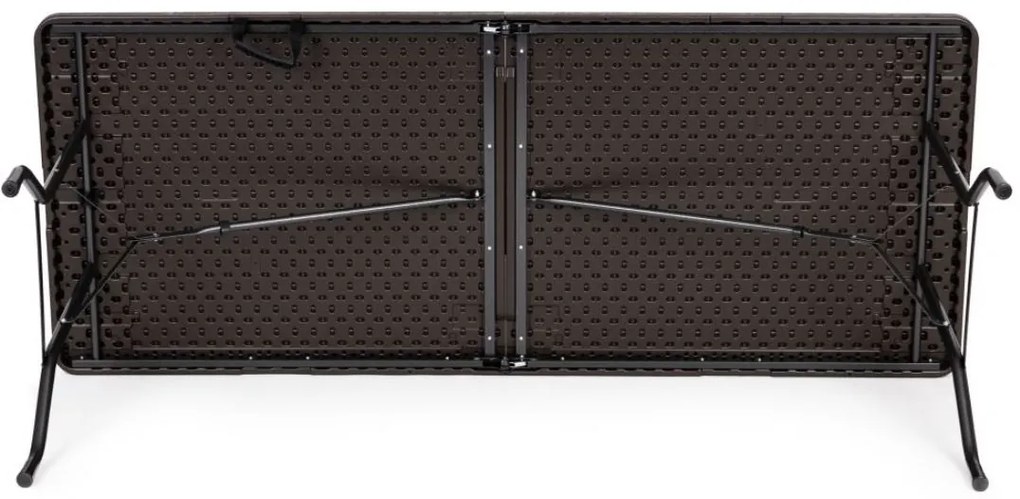 Összecsukható catering asztal 180cm Brown Rattan
