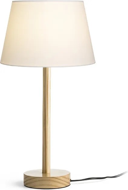 RENDL MAUI/ALVIS 24 asztali lámpa fehér fa 230V LED E27 11W