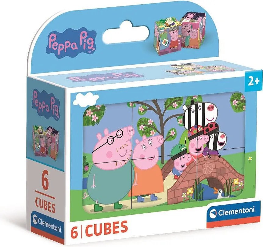 Peppa malac Duck Pond mesekocka 6 db-os Clementoni