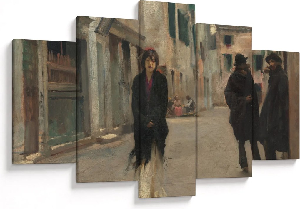 Kép - John Singer Sargent, Street in Venice, reprodukciók (150x105 cm)