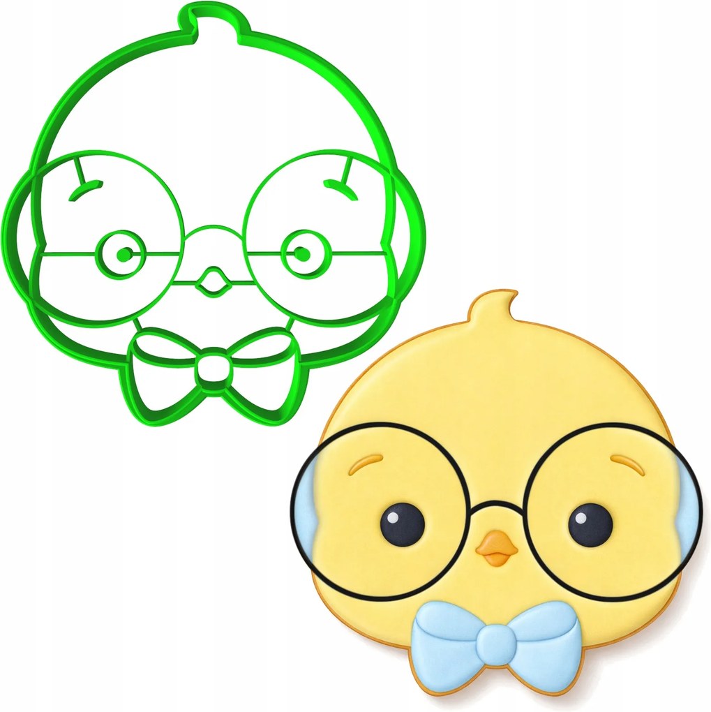 Húsvéti Forma Mézeskalács lyukasztó Húsvétra Csirke Fióka 10cm