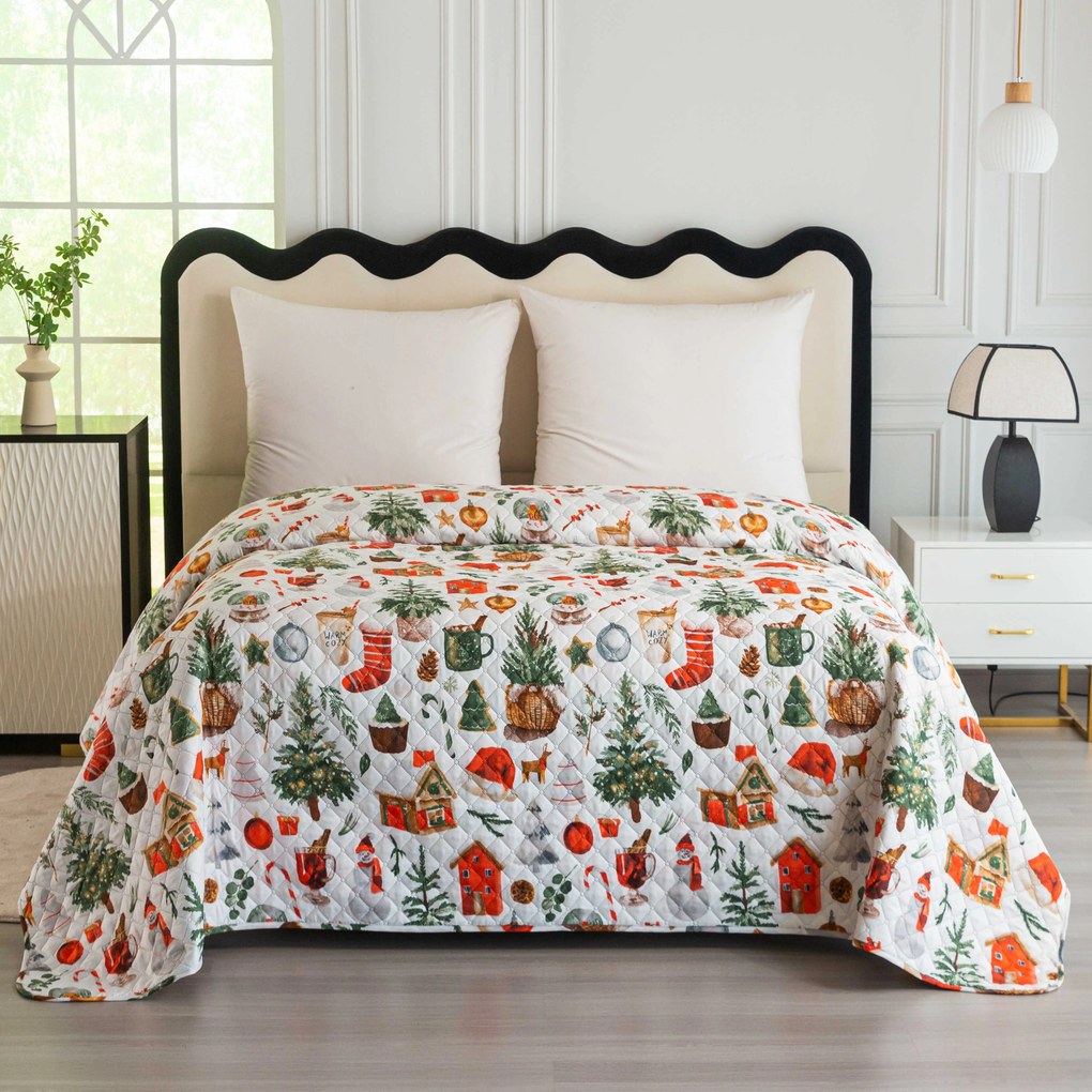 Ágytakaró FESTIVE MAGIC színes Méret: 220 x 240 cm