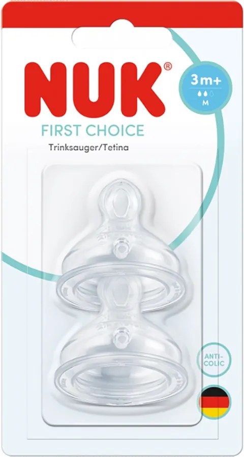 First Choice Nuk M cumifej (3+hónapos kortól) – 2 db