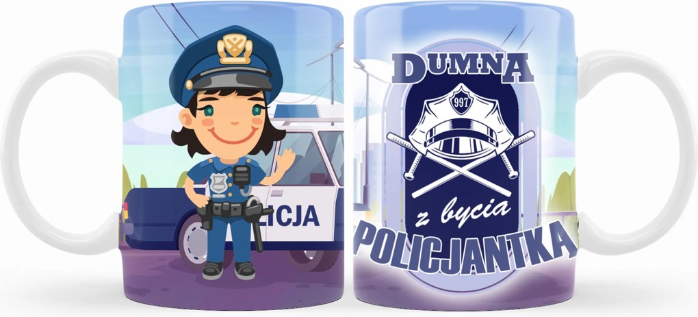 Bögre Rendőrnőnek Rendőrnő születésnap 330ml