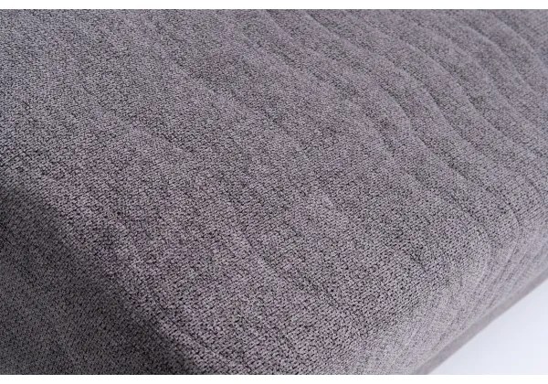 PAUL kárpitozott, háromszemélyes, kihúzható kanapé mindennapi alváshoz, karfás, szürke