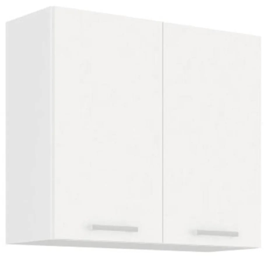SPLIT fehér mdf felső konyhaszekrény 80 cm