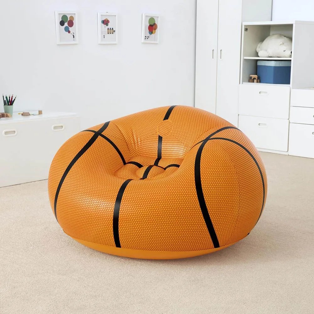 Bestway Felfújható Basketball FOTEL 6+ GYEREKEKNEK 114 cm x 112 cm x 66cm