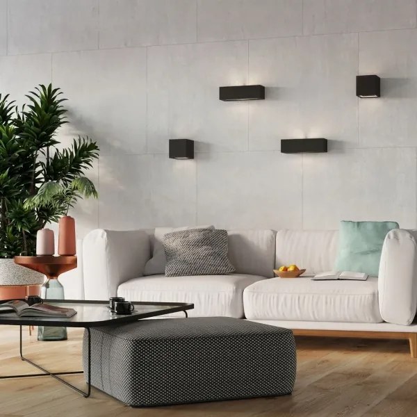 Fali lámpa VEGA 1xE27/60W/230V fekete