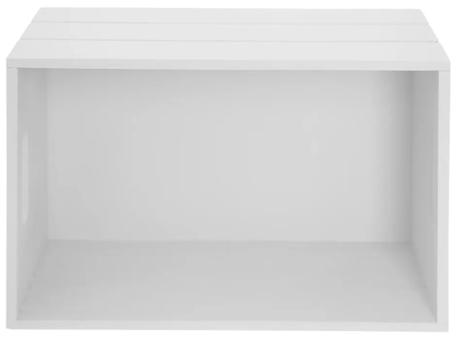 Fehér fa tárolódoboz 36x26x15 cm – Orion