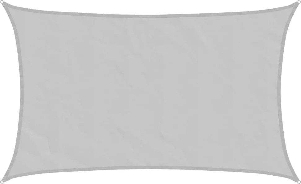 vidaXL világosszürke 100% poliészter oxford szövet napvitorla 8x5 m