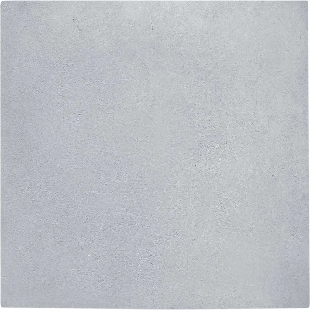 vidaXL Csúszásgátló Műnyúl Szőnyeg Olite Szürke 120 x 120 cm