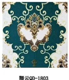 10 Darab Öntapadós 3D falmatrica Tapéta Barokk mintával Angol Szalon Stílus 70x 70 x 0,6 cm-es méretben