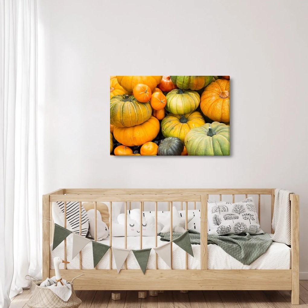 Kép - Őszi sütőtök (90x60 cm)