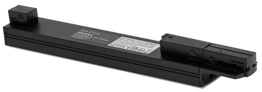 Modern fekete mennyezeti lámpa sínrendszerhez 1 fázisú 5W 400 lm 2700-4000K - Iconic Tsiri